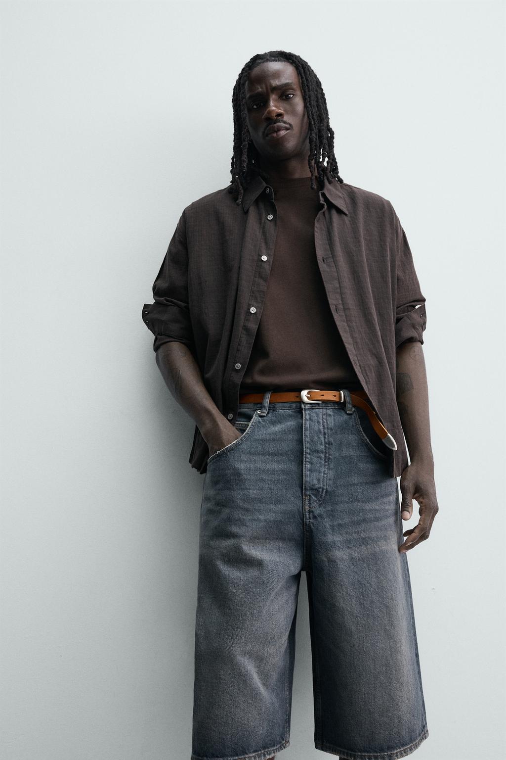 ДЖИНСОВЫЕ ШОРТЫ СВОБОДНОГО КРОЯ