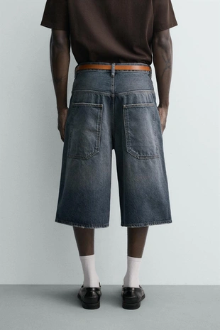 Джинсовые шорты свободного кроя- Заказать в России