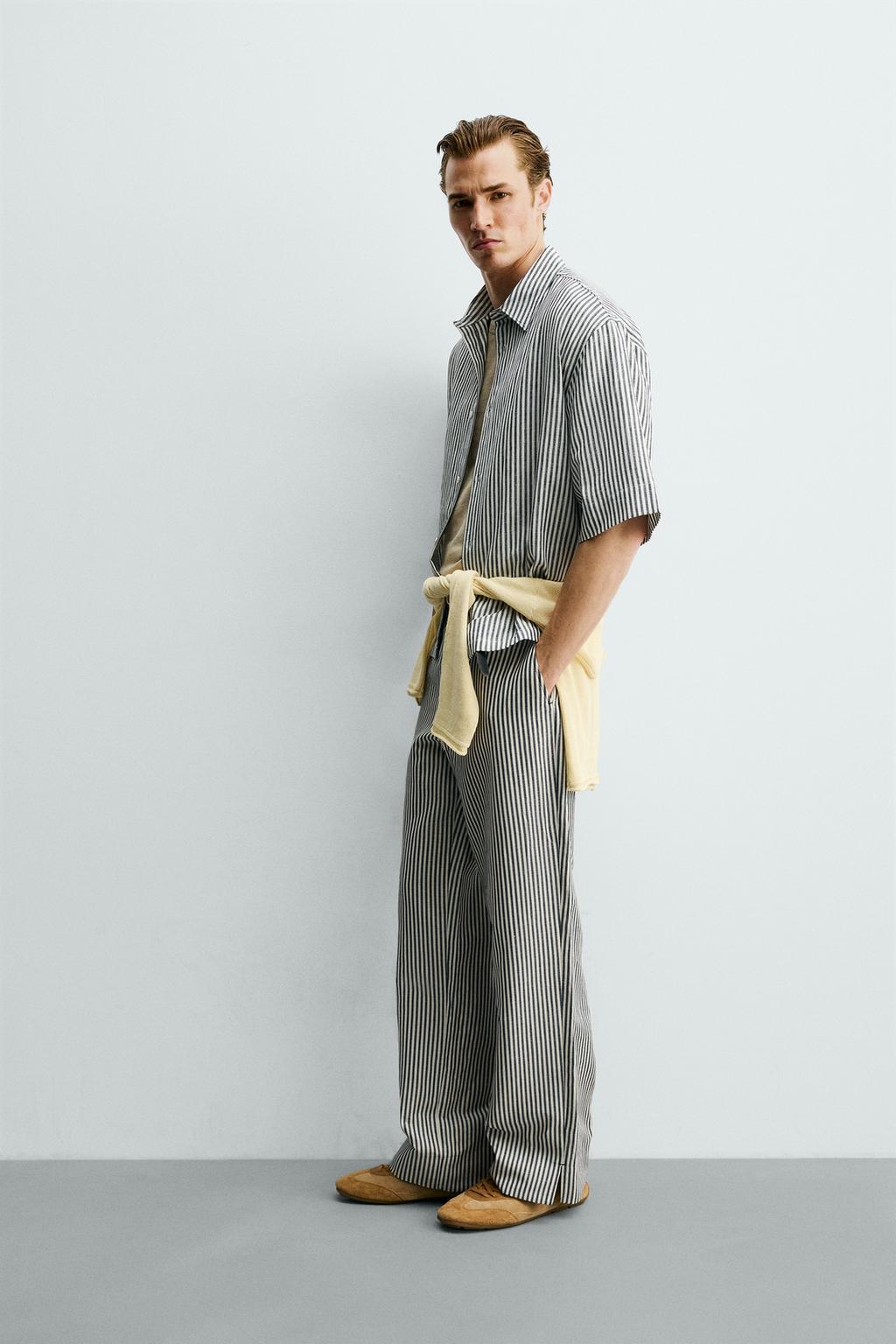 РУБАШКА СВОБОДНОГО КРОЯ В ПОЛОСКУ