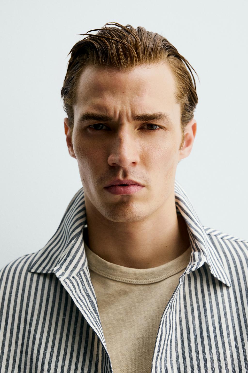 РУБАШКА СВОБОДНОГО КРОЯ В ПОЛОСКУ