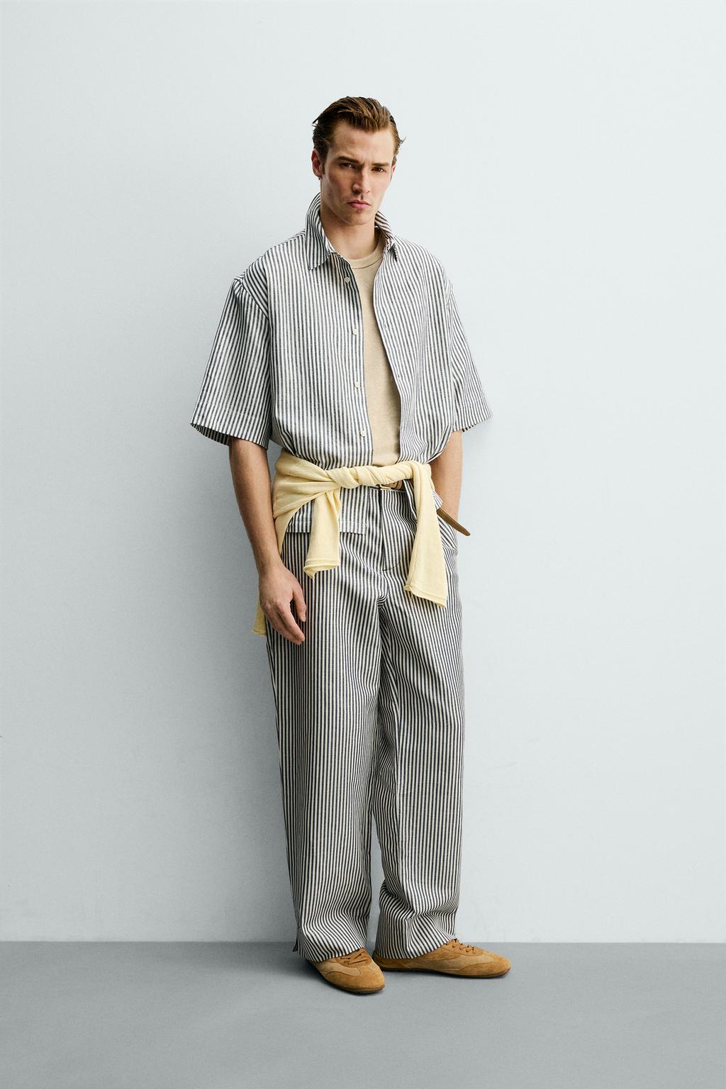 РУБАШКА СВОБОДНОГО КРОЯ В ПОЛОСКУ