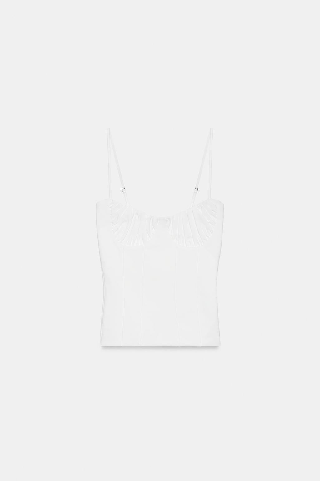 ТОП В БЕЛЬЕВОМ СТИЛЕ СО СБОРКАМИ