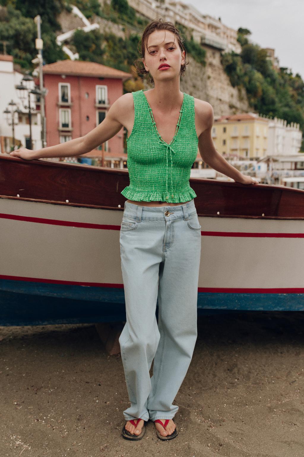 ТОП В КЛЕТКУ ВИШИ С ЭФФЕКТОМ ЖАТКИ