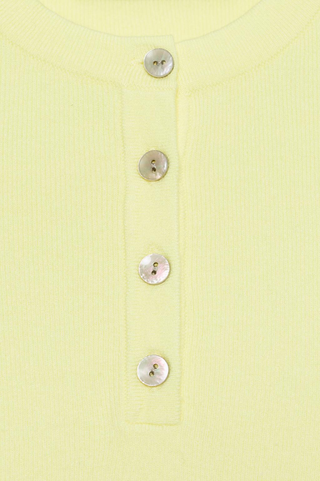 ТРИКОТАЖНЫЙ ТОП С ПУГОВИЦАМИ