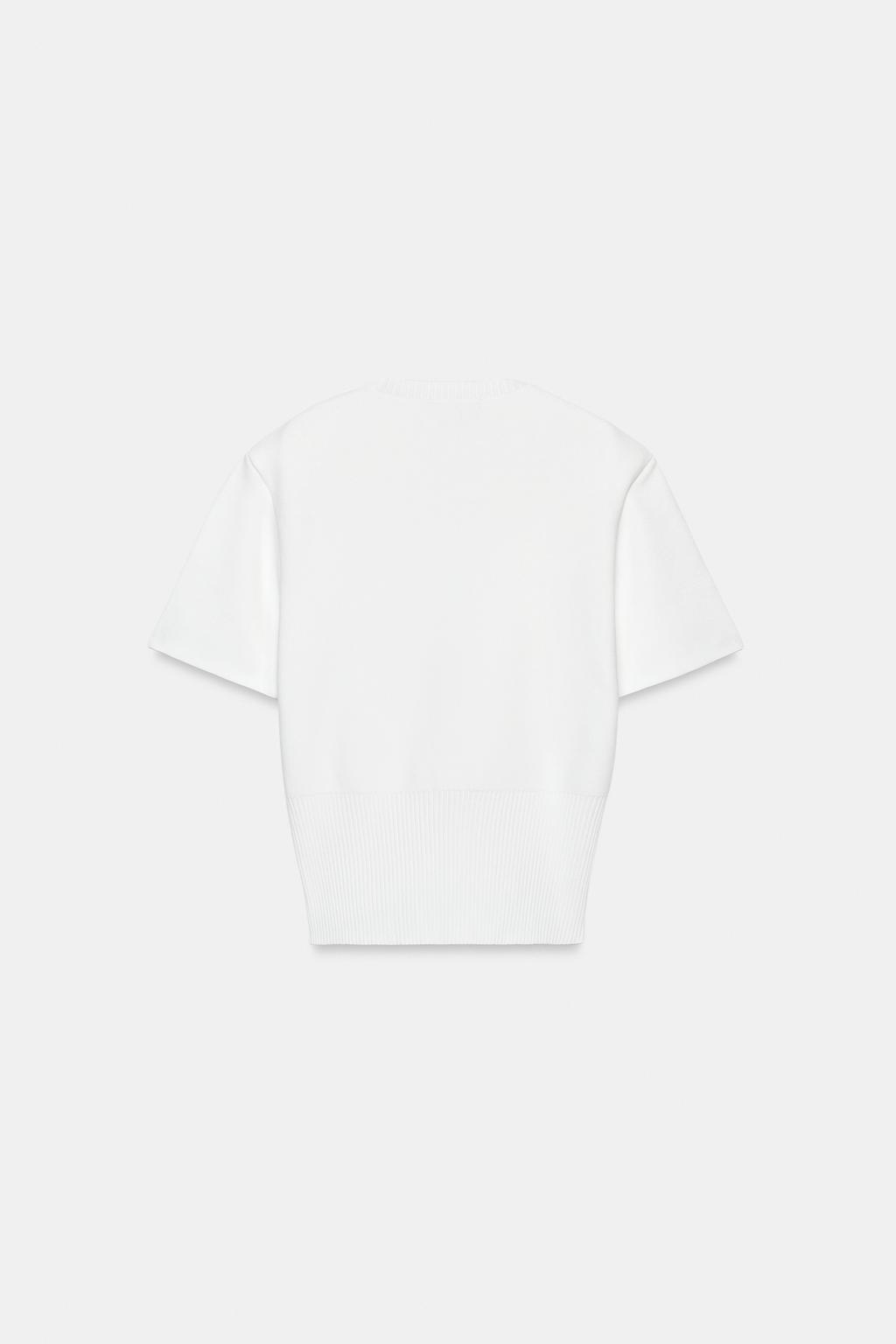 ТРИКОТАЖНЫЙ ТОП С ПОДПЛЕЧНИКАМИ