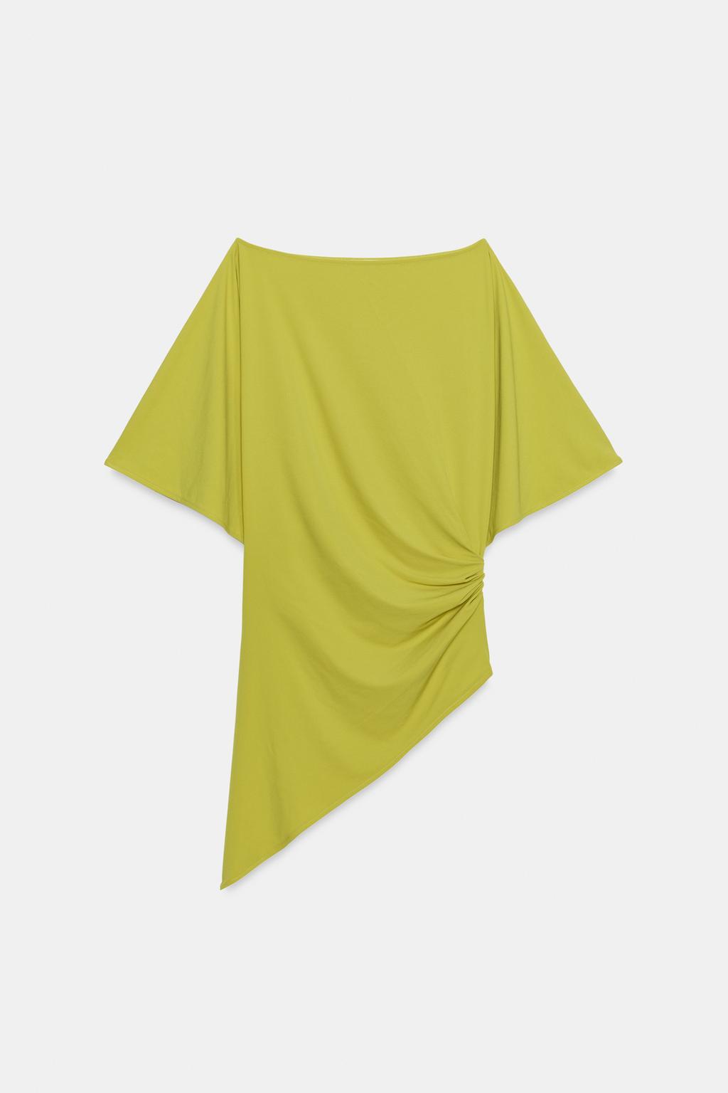 ТОП АСИММЕТРИЧНОГО КРОЯ СО СБОРКАМИ