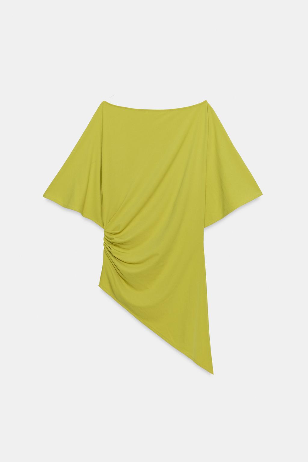 ТОП АСИММЕТРИЧНОГО КРОЯ СО СБОРКАМИ