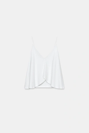 Топ с воланами из Supima®- Заказать в России