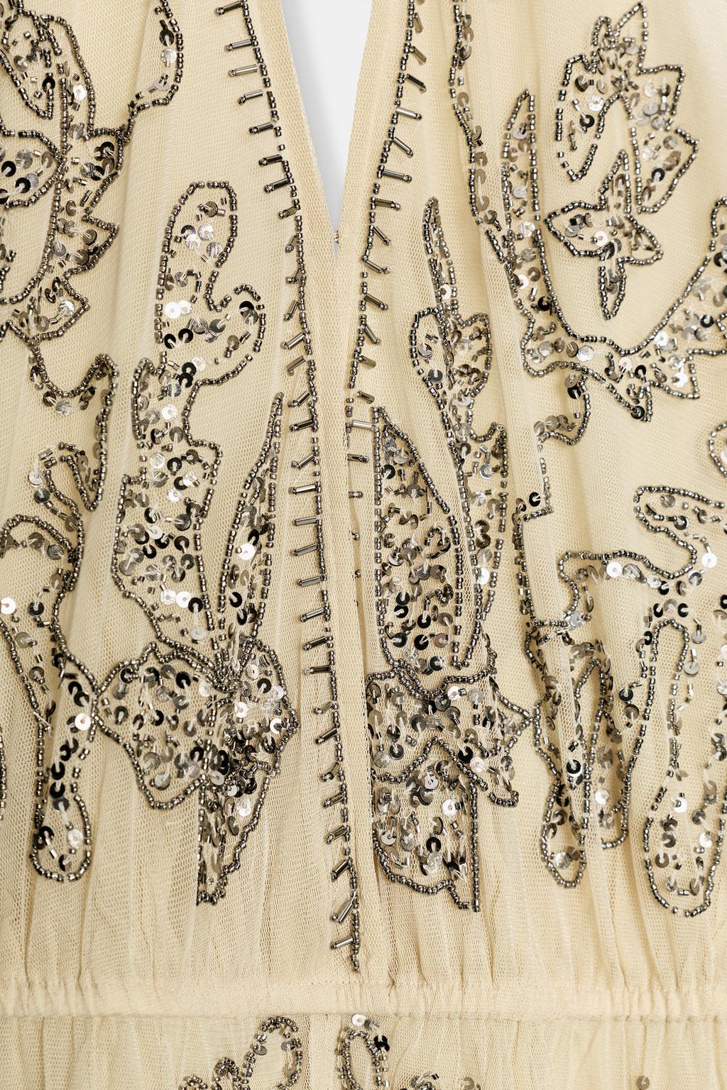 ТОП С ВЫШИВКОЙ ХАЛТЕР — ZW COLLECTION LIMITED EDITION