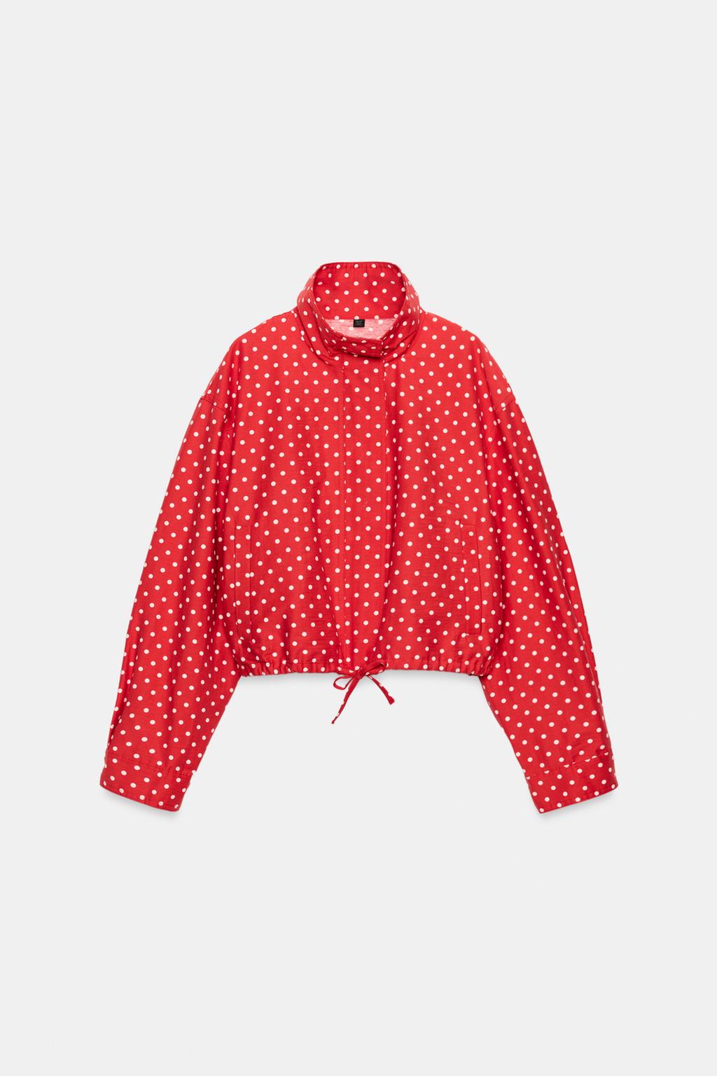 КУРТКА-ПУХОВИК В ГОРОШЕК