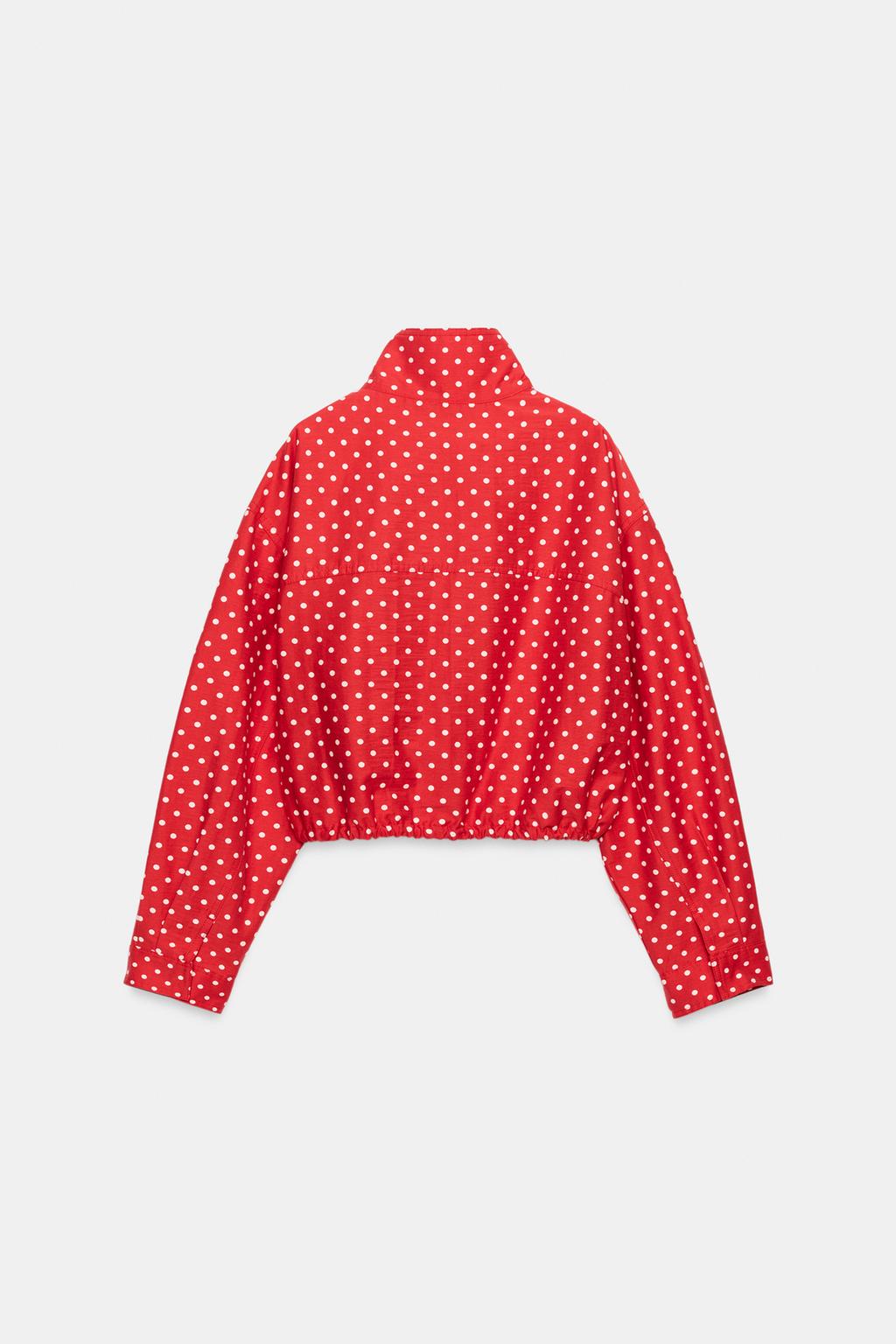 КУРТКА-ПУХОВИК В ГОРОШЕК