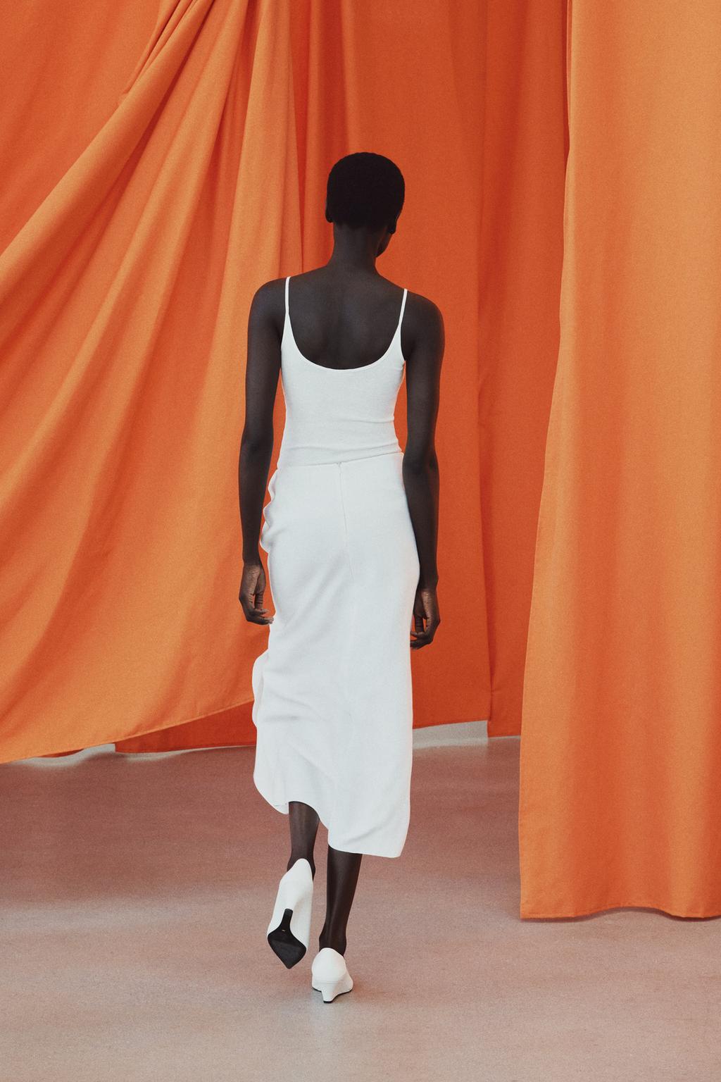 ЮБКА МИДИ С ВОЛАНАМИ — ZW COLLECTION