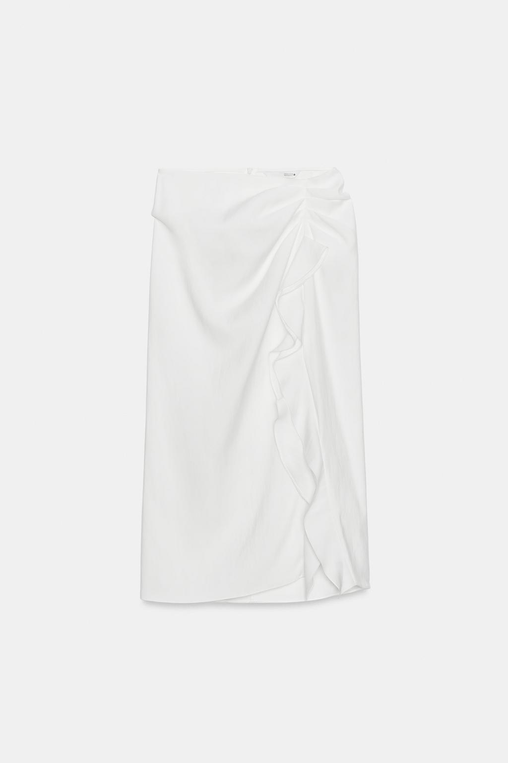 ЮБКА МИДИ С ВОЛАНАМИ — ZW COLLECTION