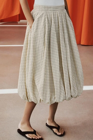 Юбка-шар в клетку — Zw Collection- Заказать в России