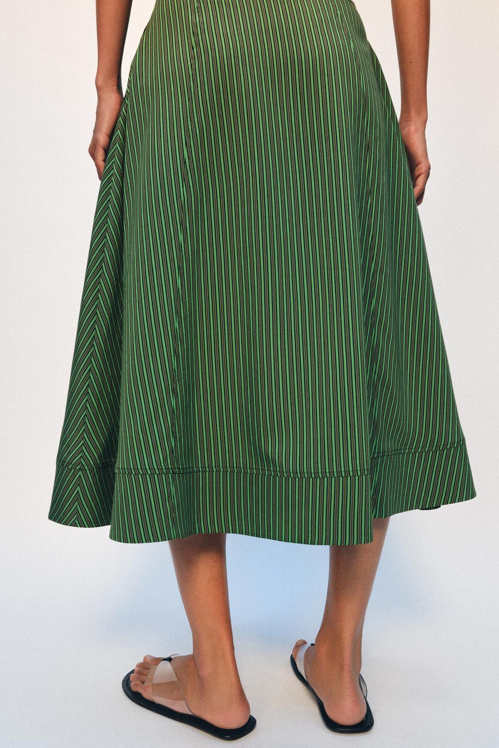 ЮБКА МИДИ В ПОЛОСКУ — ZW COLLECTION