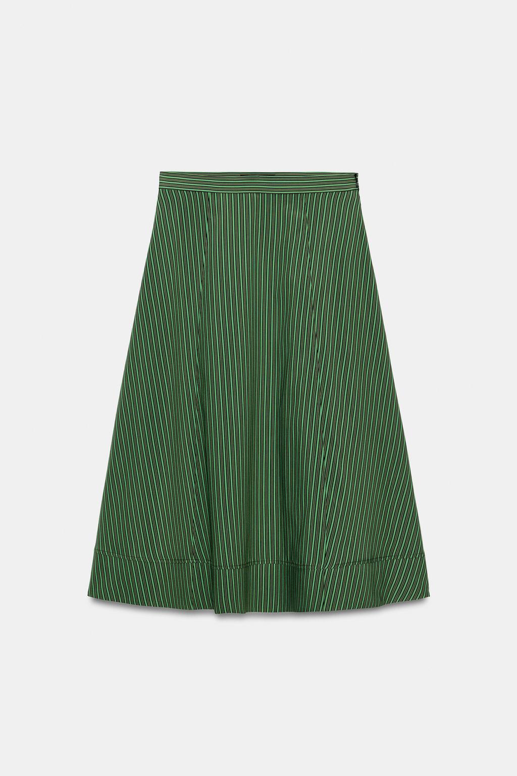 ЮБКА МИДИ В ПОЛОСКУ — ZW COLLECTION