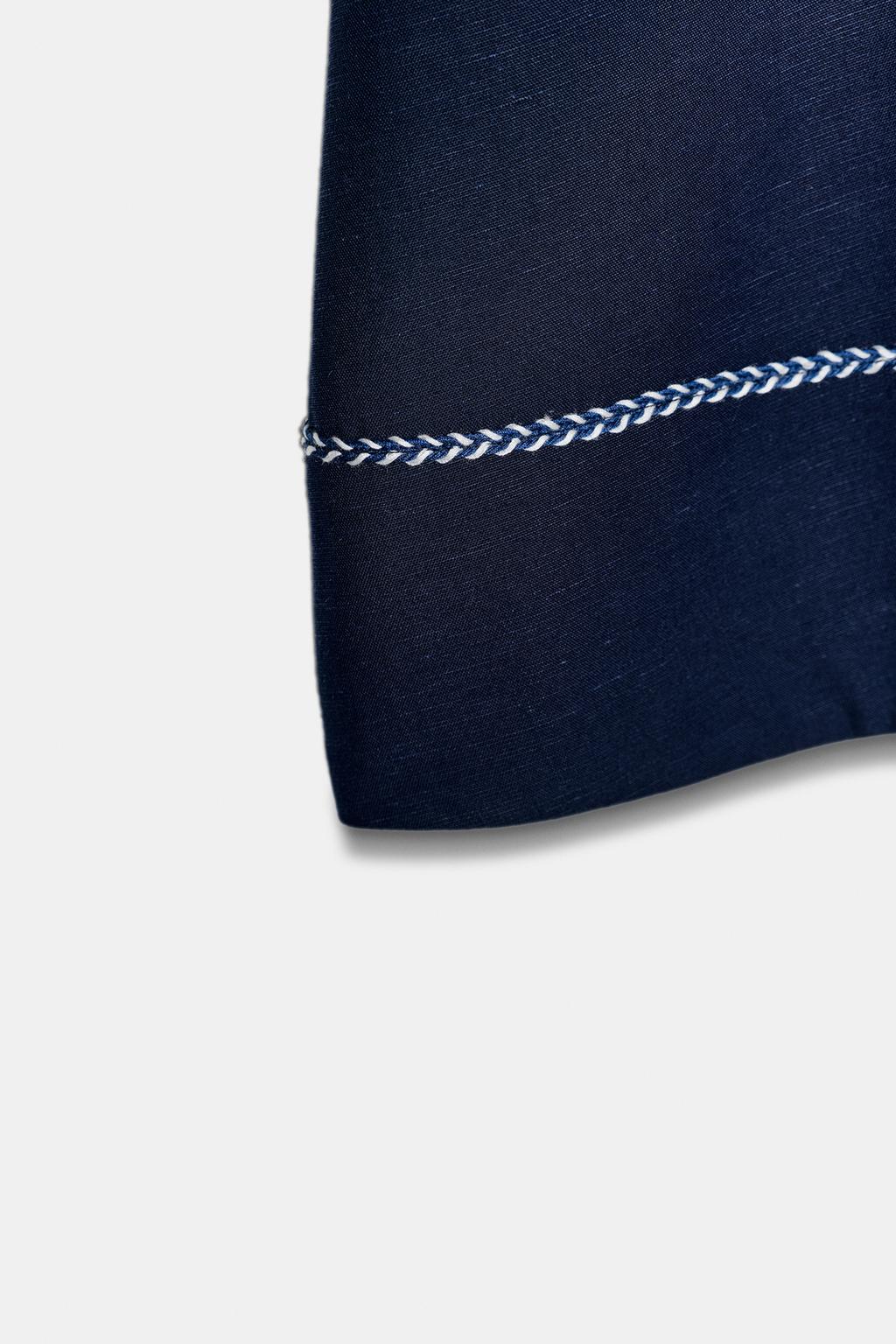 РАСКЛЕШЕННАЯ ЮБКА МИДИ С ВЫШИВКОЙ