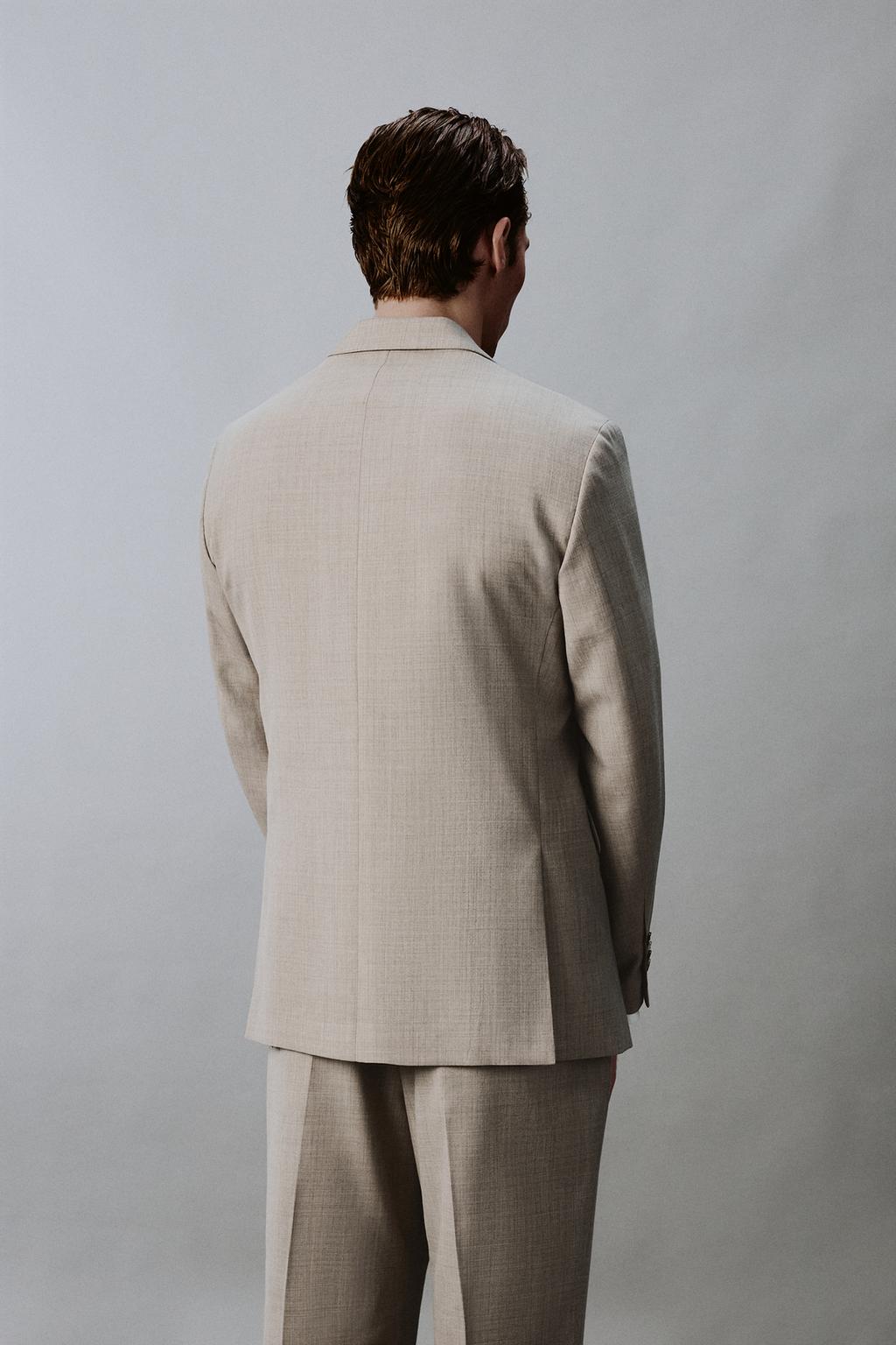 КОСТЮМНЫЙ ПИДЖАК КОМФОРТНОЙ ПОСАДКИ ИЗ ШЕРСТИ