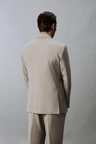Костюмный пиджак комфортной посадки из шерсти- Заказать в России