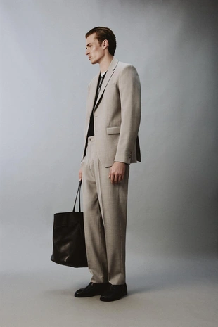 Костюмный пиджак комфортной посадки из шерсти- Заказать в России