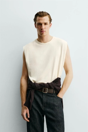 Топ Relaxed Fit без рукавов