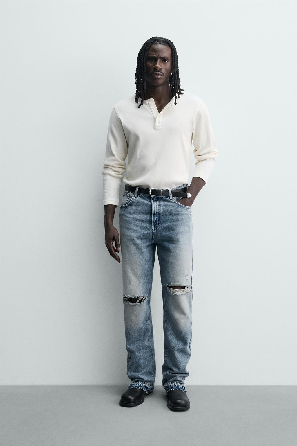 ДЖИНСЫ FLARE FIT С РАЗРЕЗАМИ