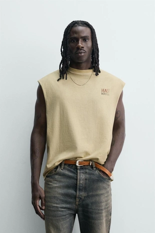 Свободный топ с принтом- Заказать в России