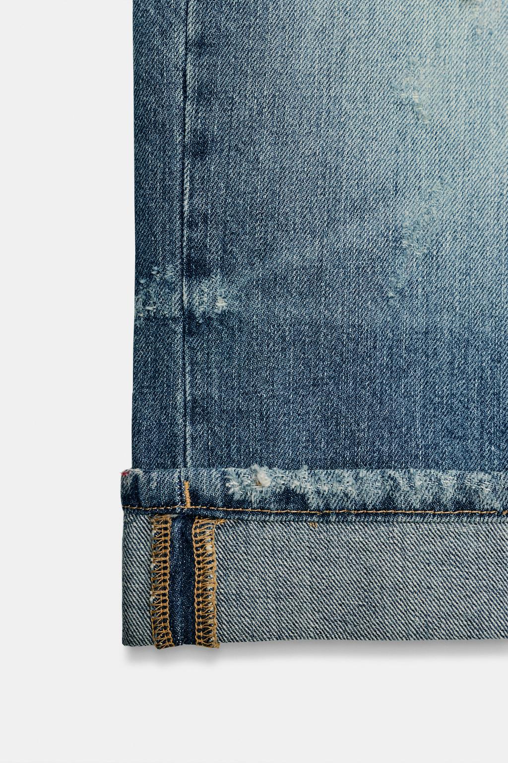 ДЖИНСОВЫЕ ШОРТЫ TRF СО СРЕДНЕЙ ПОСАДКОЙ