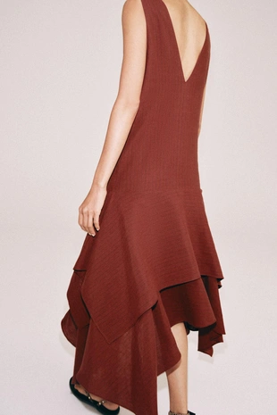 Асимметричное платье в полоску — Zw Collection- Заказать в России