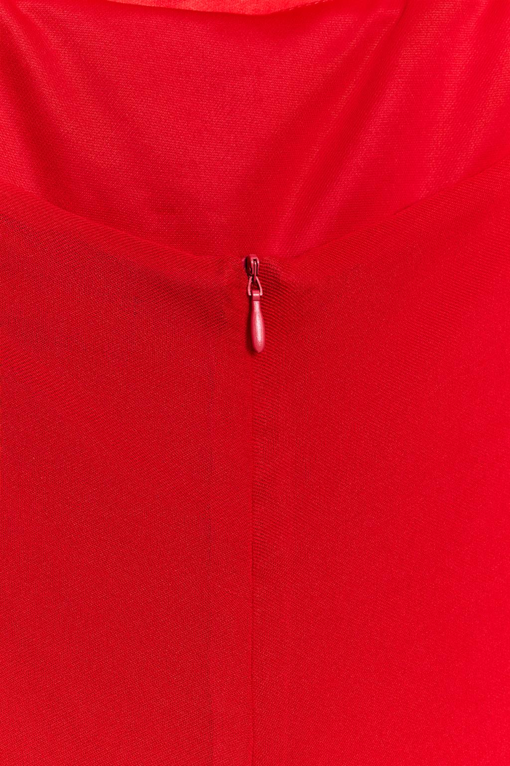 ПЛАТЬЕ ХАЛТЕР С ОБЪЕМНОЙ ЮБКОЙ