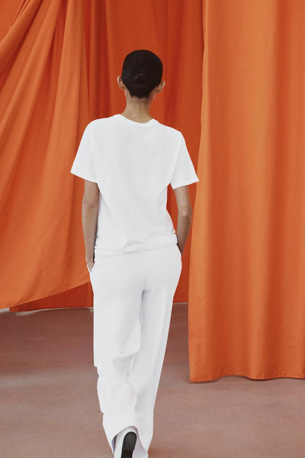 БРЮКИ ПРЯМОГО КРОЯ ИЗ ХЛОПКА