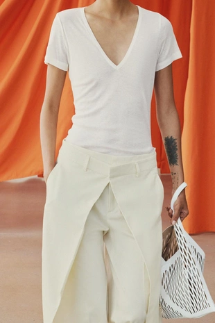 Футболка из лиоцелла и шелка- Заказать в России