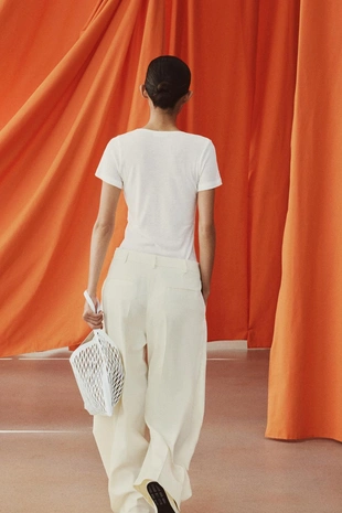 Футболка из лиоцелла и шелка- Заказать в России