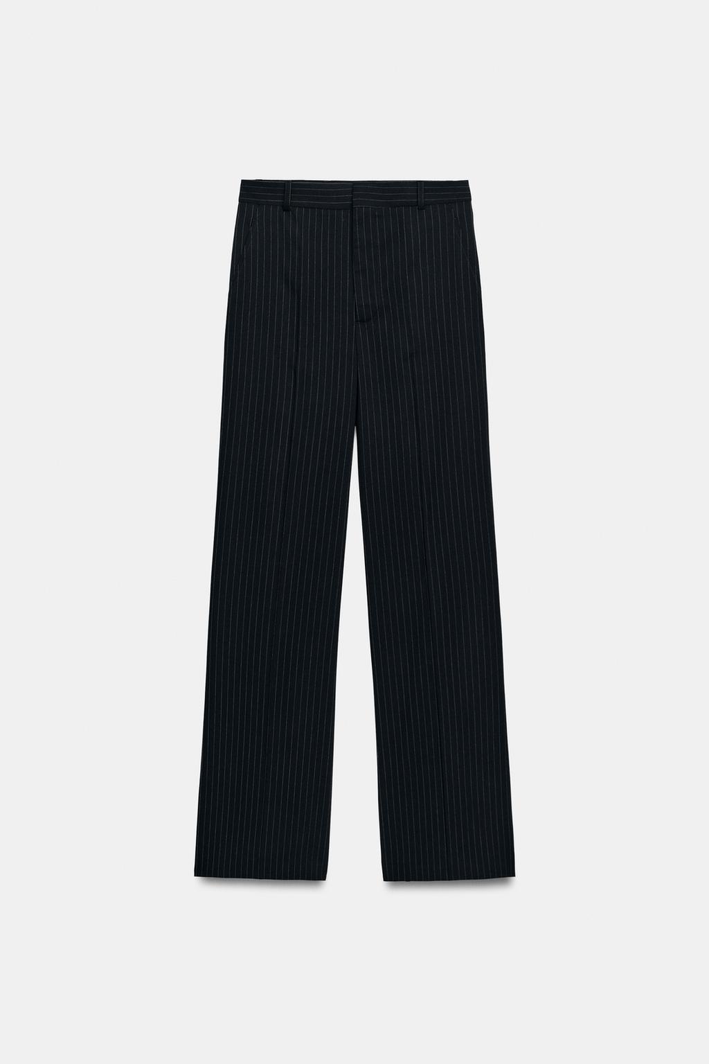 БРЮКИ В ТОНКУЮ ПОЛОСКУ — ZW COLLECTION