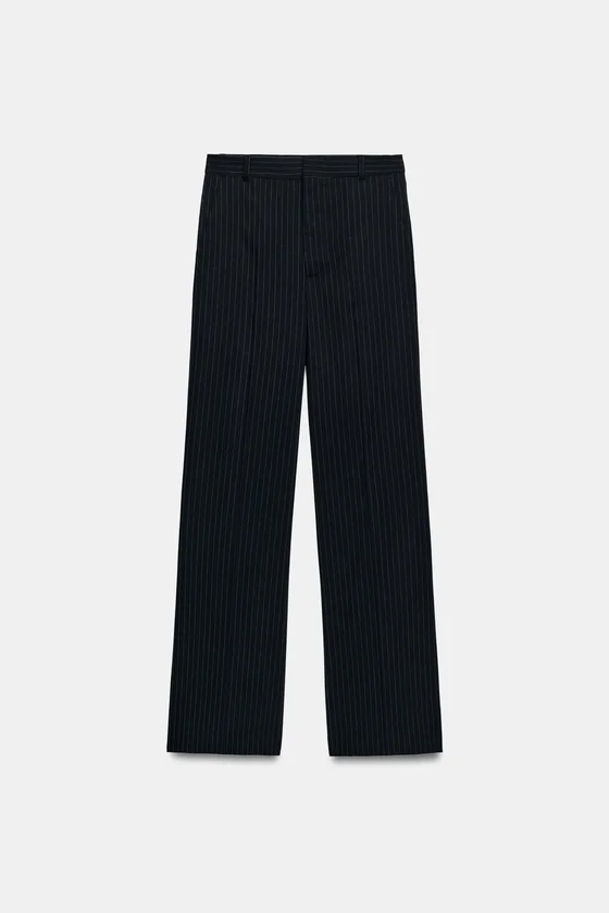 БРЮКИ В ТОНКУЮ ПОЛОСКУ — коллекция Zara «ZW»