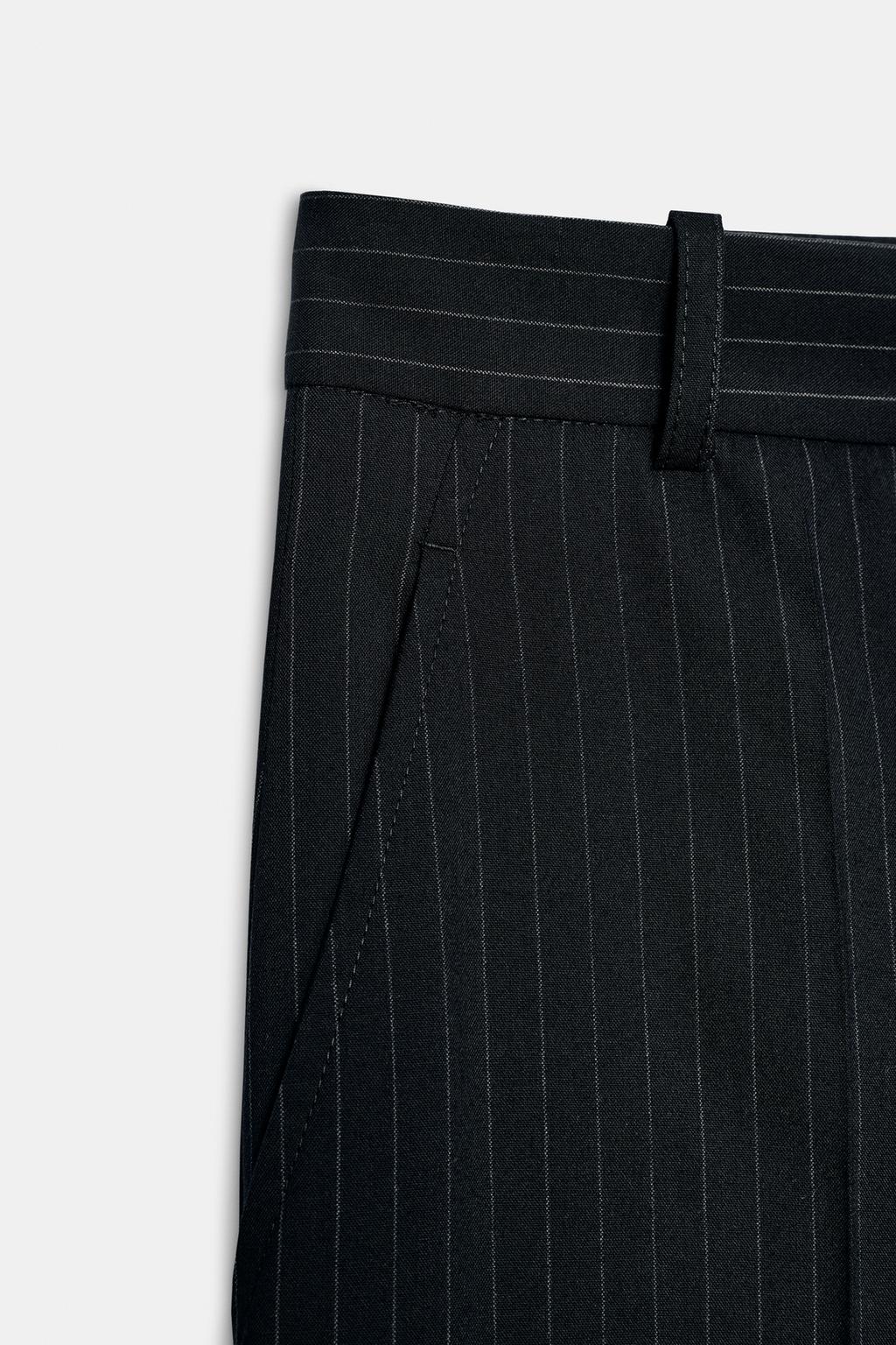 БРЮКИ В ТОНКУЮ ПОЛОСКУ — ZW COLLECTION