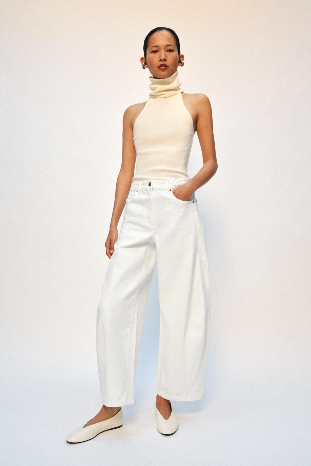 ДЖИНСЫ ZW COLLECTION ANKLE BALLOON СО СРЕДНЕЙ ПОСАДКОЙ