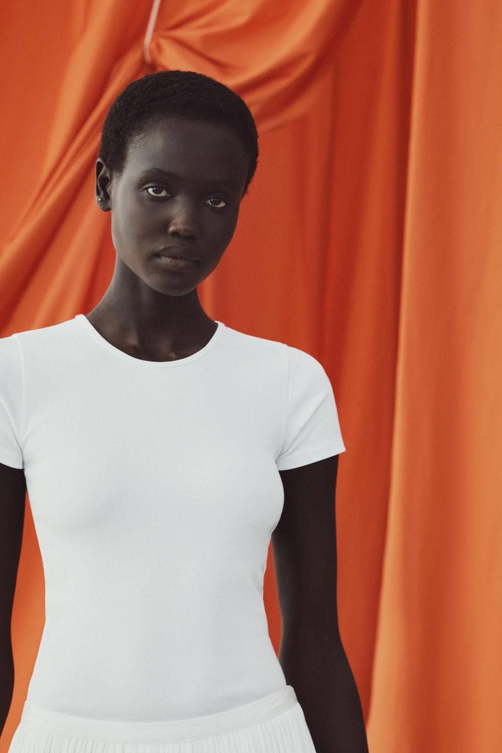 ФУТБОЛКА В РУБЧИК С КОРОТКИМИ РУКАВАМИ