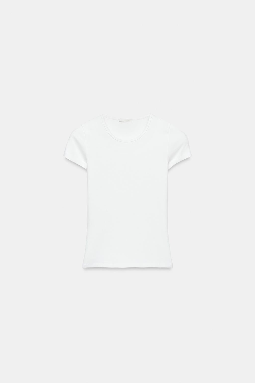 ФУТБОЛКА В РУБЧИК С КОРОТКИМИ РУКАВАМИ