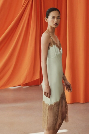 Платье-комбинация с кружевом — Zw Collection- Заказать в России