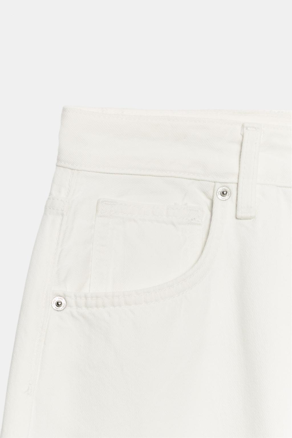 ДЖИНСЫ TRF BALLON СО СРЕДНЕЙ ПОСАДКОЙ И ШЛЕВКАМИ