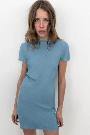 Мини-платье с открытой спиной- Заказать в России