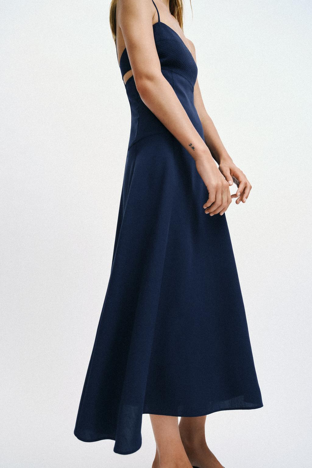 ПЛАТЬЕ МИДИ С ВЫРЕЗАМИ