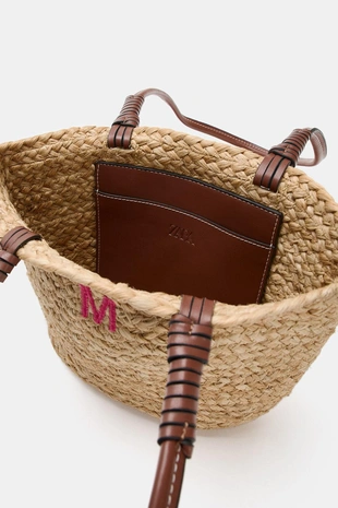 Мини-сумка-шопер из джута- Заказать в России