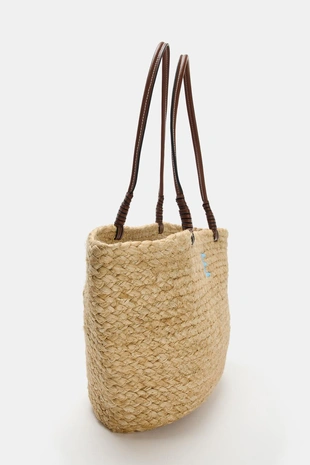 Джутовая сумка-шопер- Заказать в России