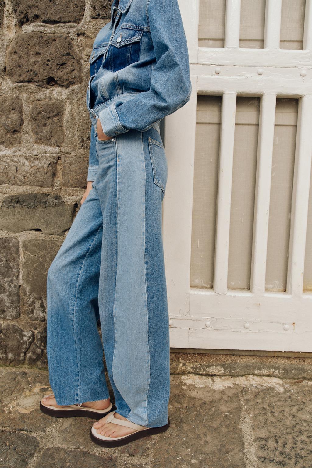 ДЖИНСЫ Z1975 BARREL СО СРЕДНЕЙ ПОСАДКОЙ И КОМБИНИРОВАННОЙ ТКАНЬЮ