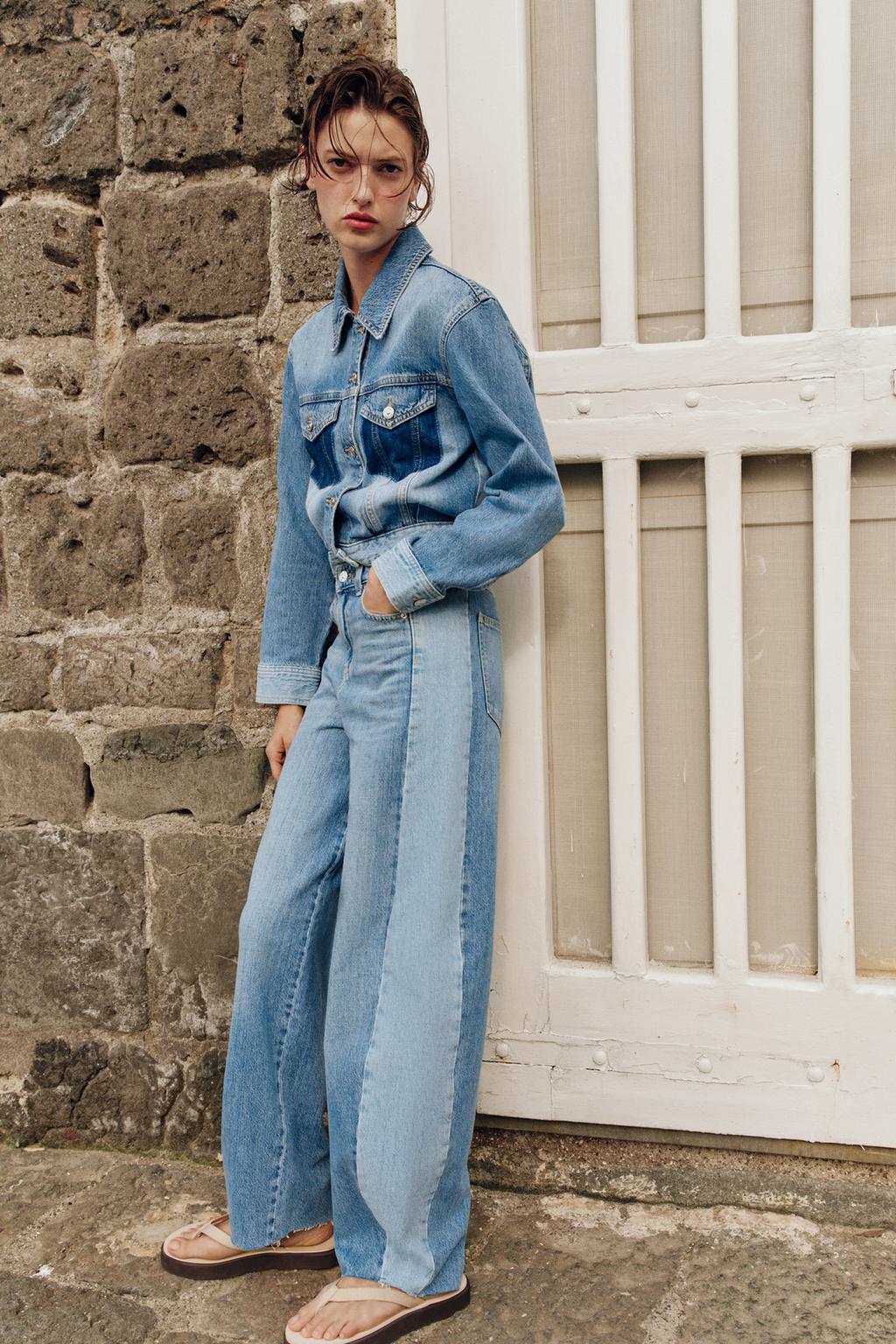 ДЖИНСЫ Z1975 BARREL СО СРЕДНЕЙ ПОСАДКОЙ И КОМБИНИРОВАННОЙ ТКАНЬЮ