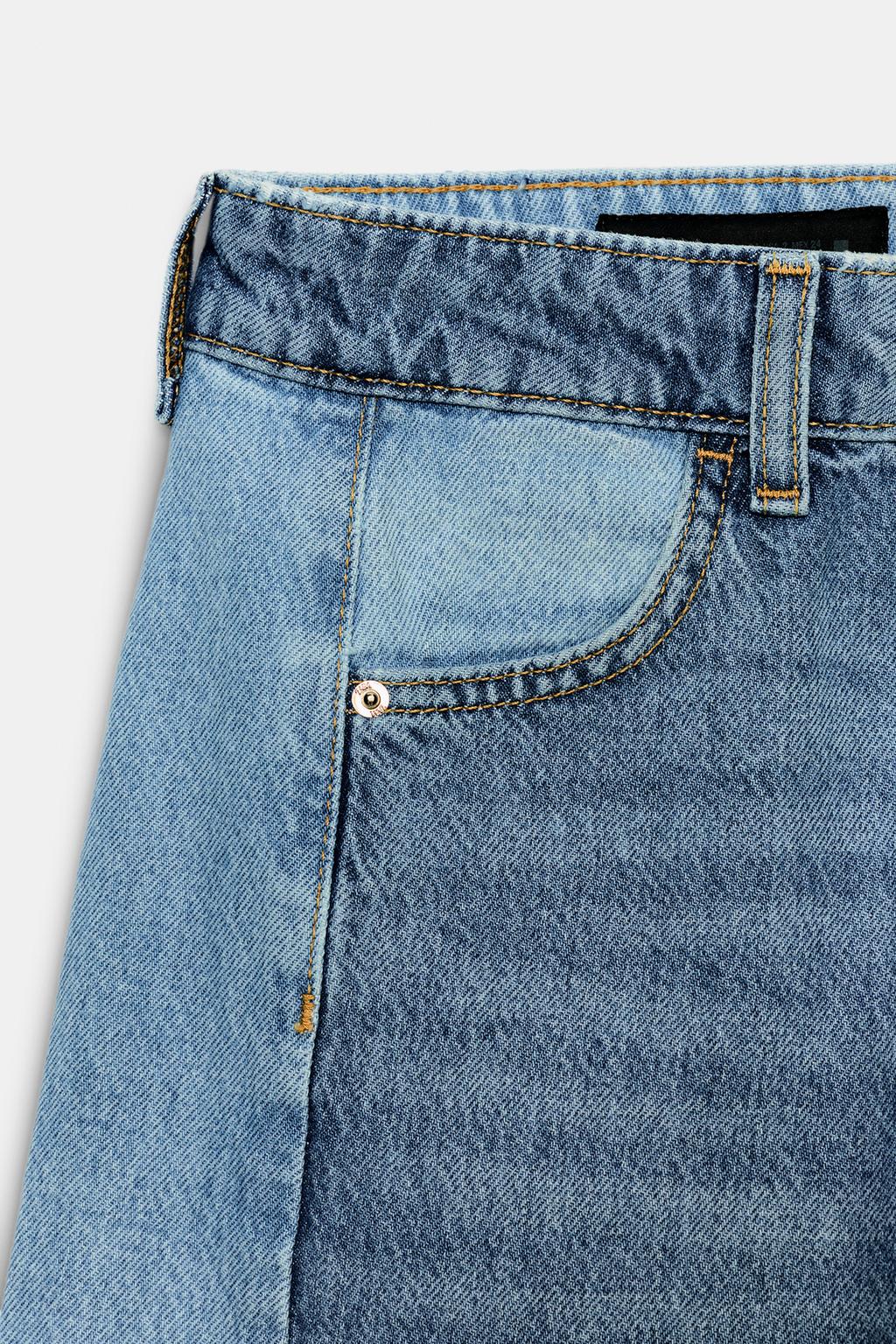 ДЖИНСЫ Z1975 BARREL СО СРЕДНЕЙ ПОСАДКОЙ И КОМБИНИРОВАННОЙ ТКАНЬЮ