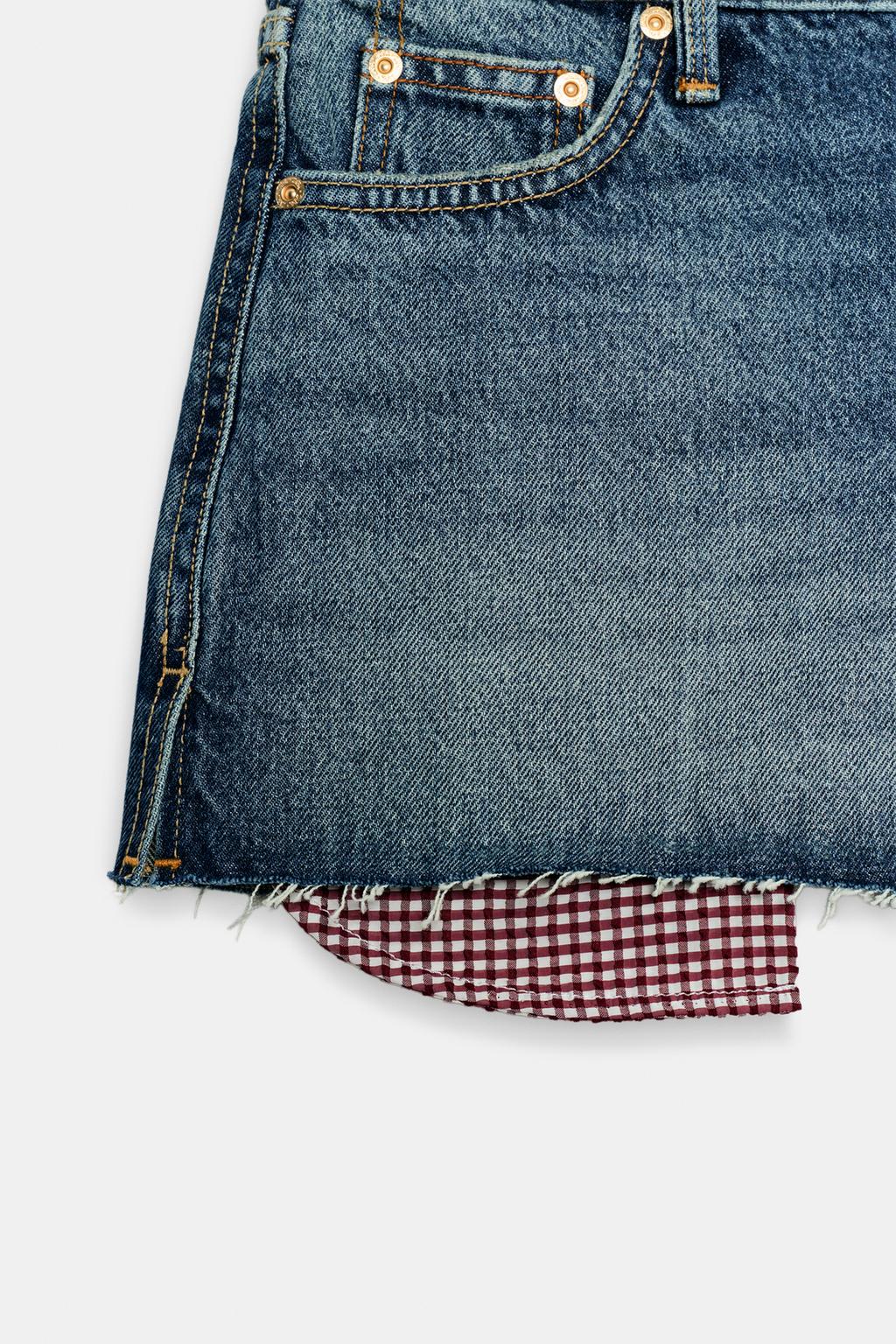 ДЖИНСОВЫЕ ШОРТЫ Z1975 MOM FIT С НЕОБРАБОТАННЫМ КРАЕМ