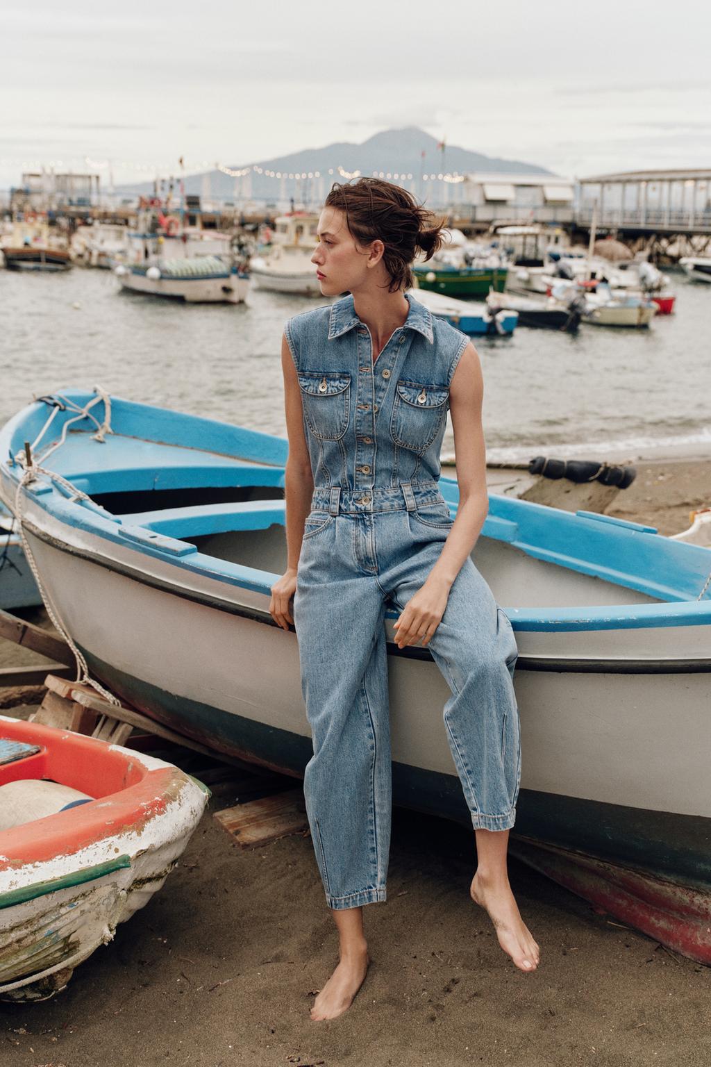 ДЖИНСОВЫЙ КОМБИНЕЗОН Z1975 BALLOON